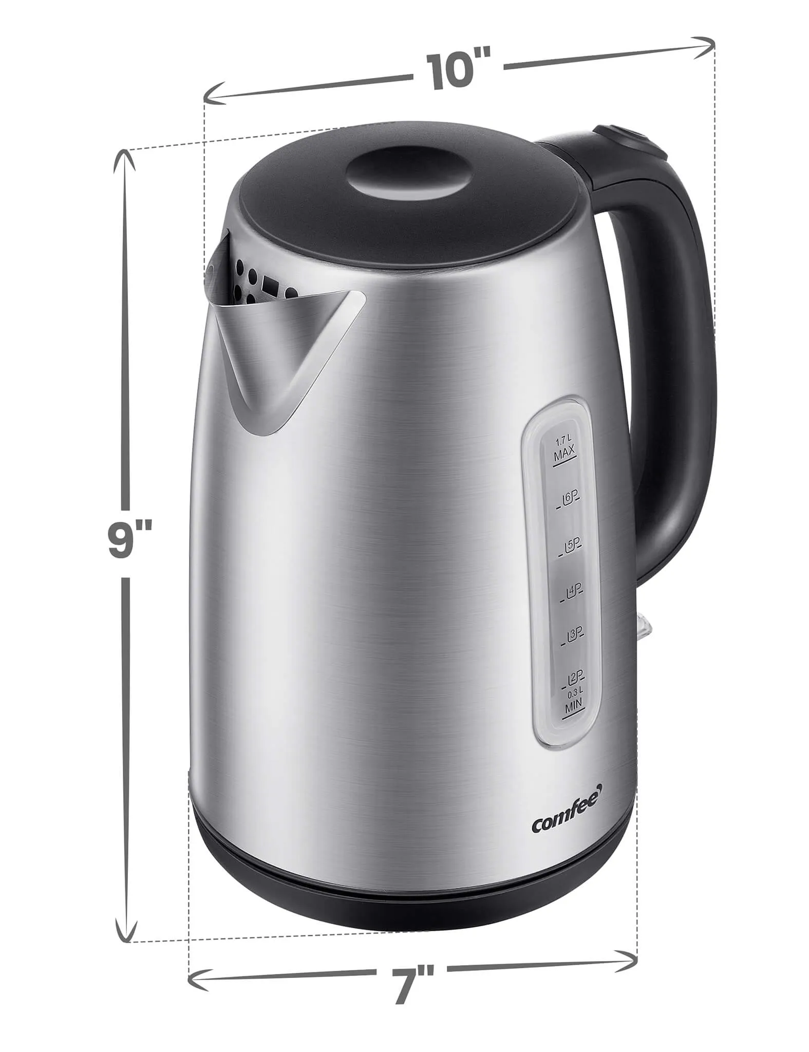 1.7L Stainless Steel Electric Kettle