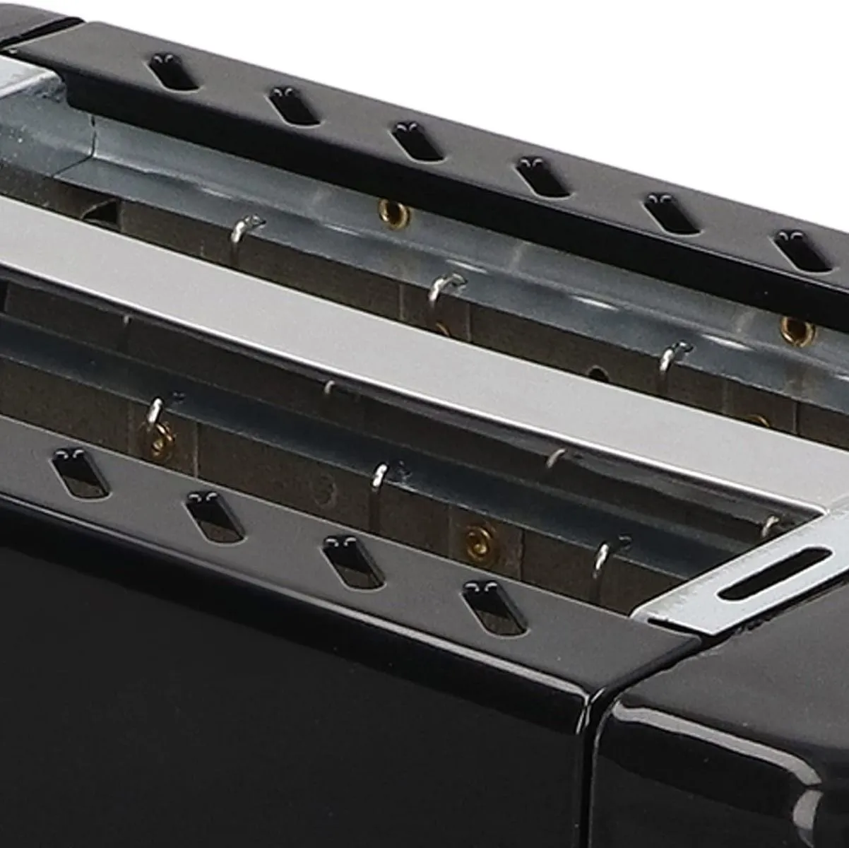 2 Slice Toaster, Extra Wide Slot 650 W, 6 Baking Mode Settings, Retro Stainless Steel Toaster with Removable Crumb Drawer