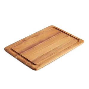20" x 14" Reversible Teak Cutting Board