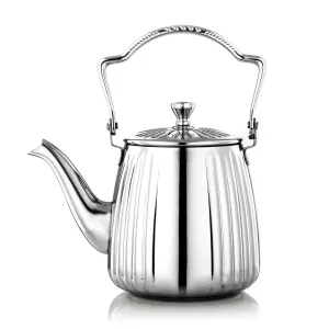 Almarjan 1.2 Liter Stainless Steel Tea Kettle Silver - STS0010647