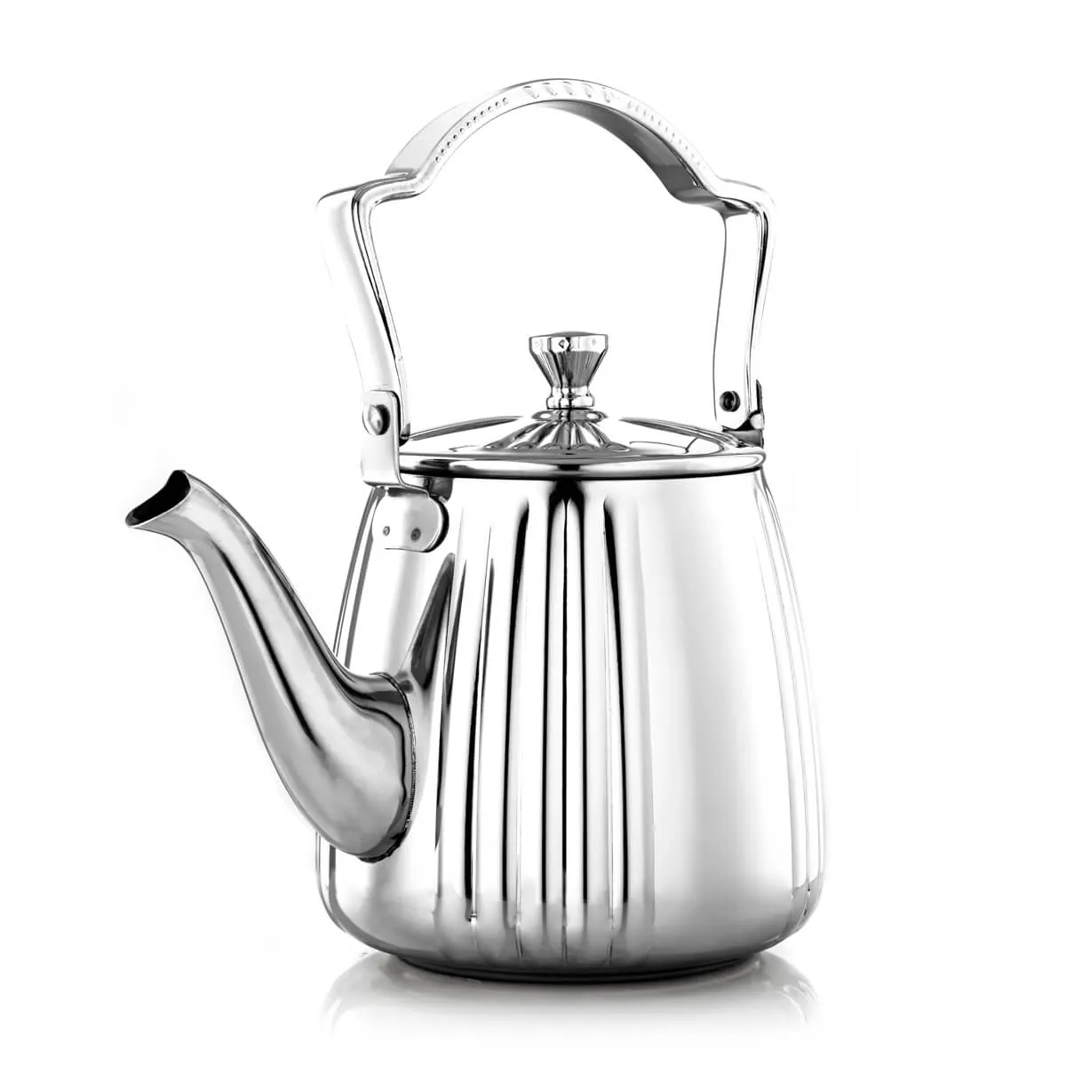 Almarjan 1.2 Liter Stainless Steel Tea Kettle Silver - STS0010647
