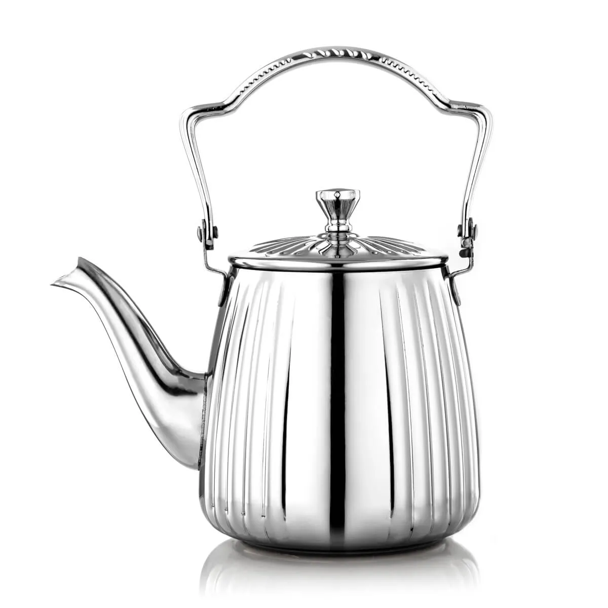 Almarjan 1.2 Liter Stainless Steel Tea Kettle Silver - STS0010647