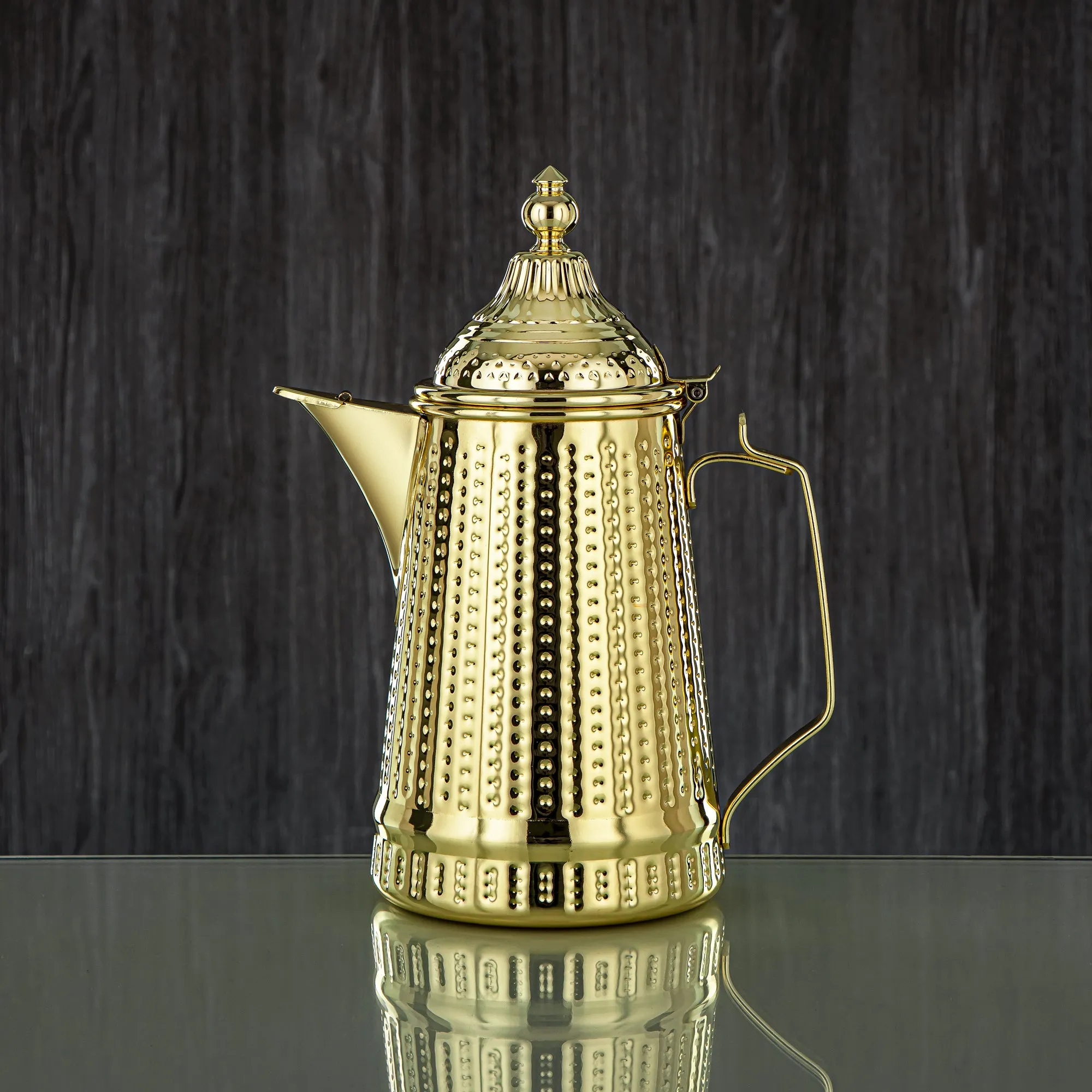 Almarjan 2 Liter Barari Collection Stainless Steel Milk Jug Gold - STS0013073