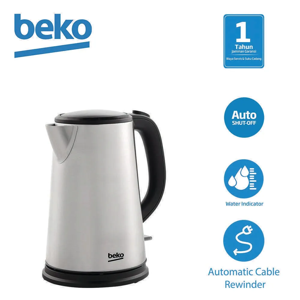 Beko Kettle 1.7L Stainless Steel 2200W