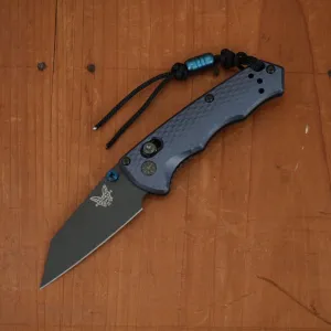 Benchmade 290BK Full Immunity Wharncliffe CPM-M4 AXIS Lock Crater Blue Handle