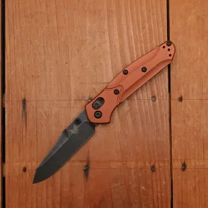 Benchmade 945BK-03 Mini Osborne Reverse Tanto CPM-S30V AXIS Lock Burnt Copper Aluminum Handle