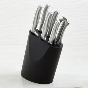 BergHOFF DiNA Frame 8pc Stainless Steel Knife Block Set