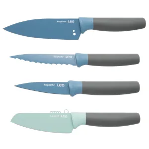 BergHOFF Leo 4Pc Kitchen Knife Set, Blue