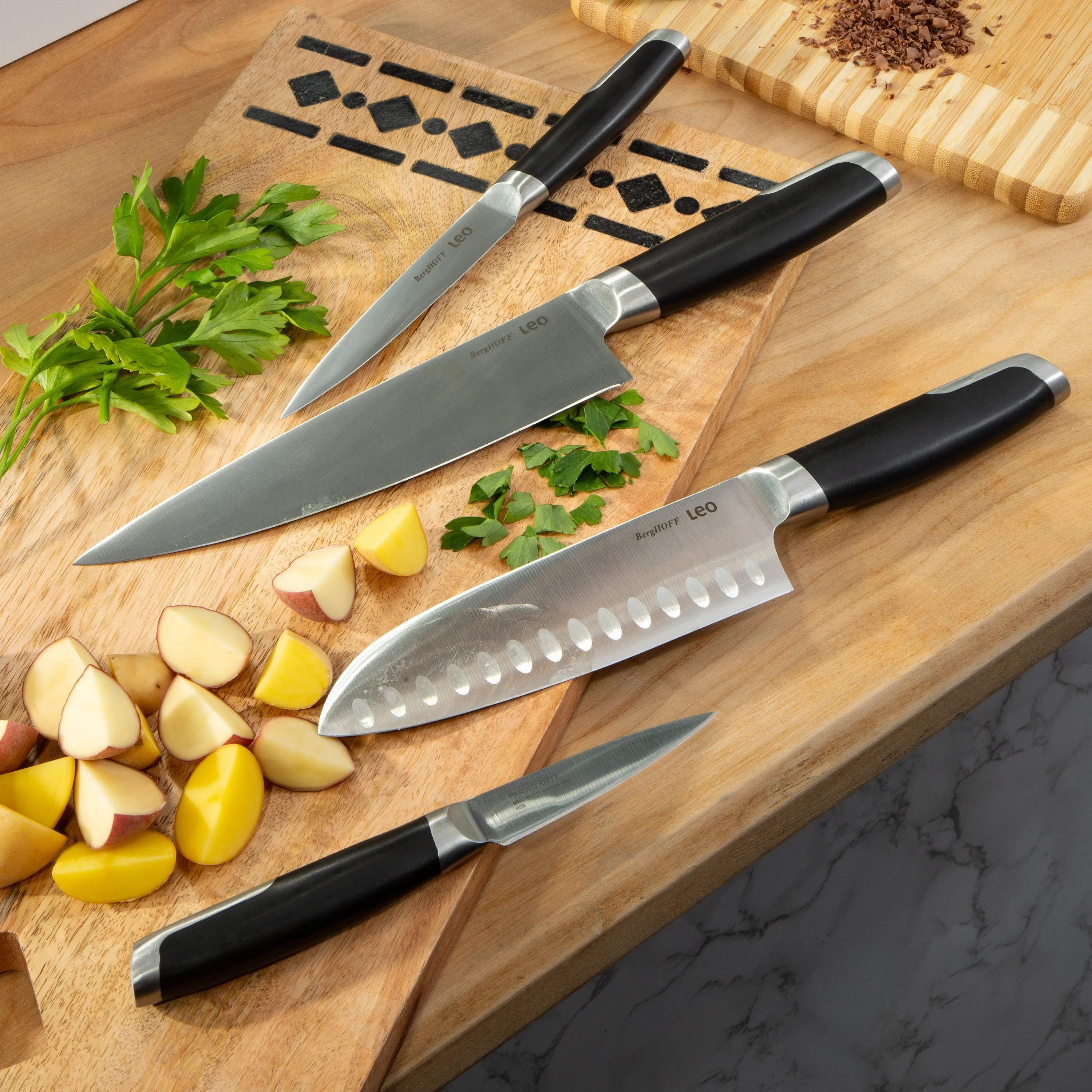 BergHOFF Leo Graphite 4Pc Stainless Steel Cutlery Set