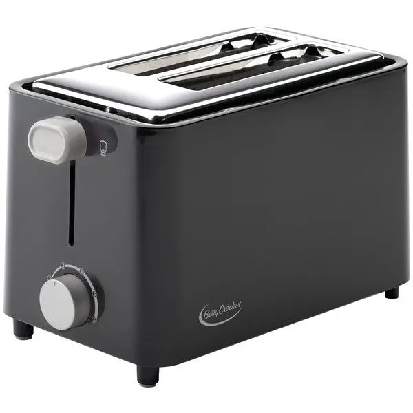 BETTY CROCKER BC-2605CB 2-Slice Toaster (Black)
