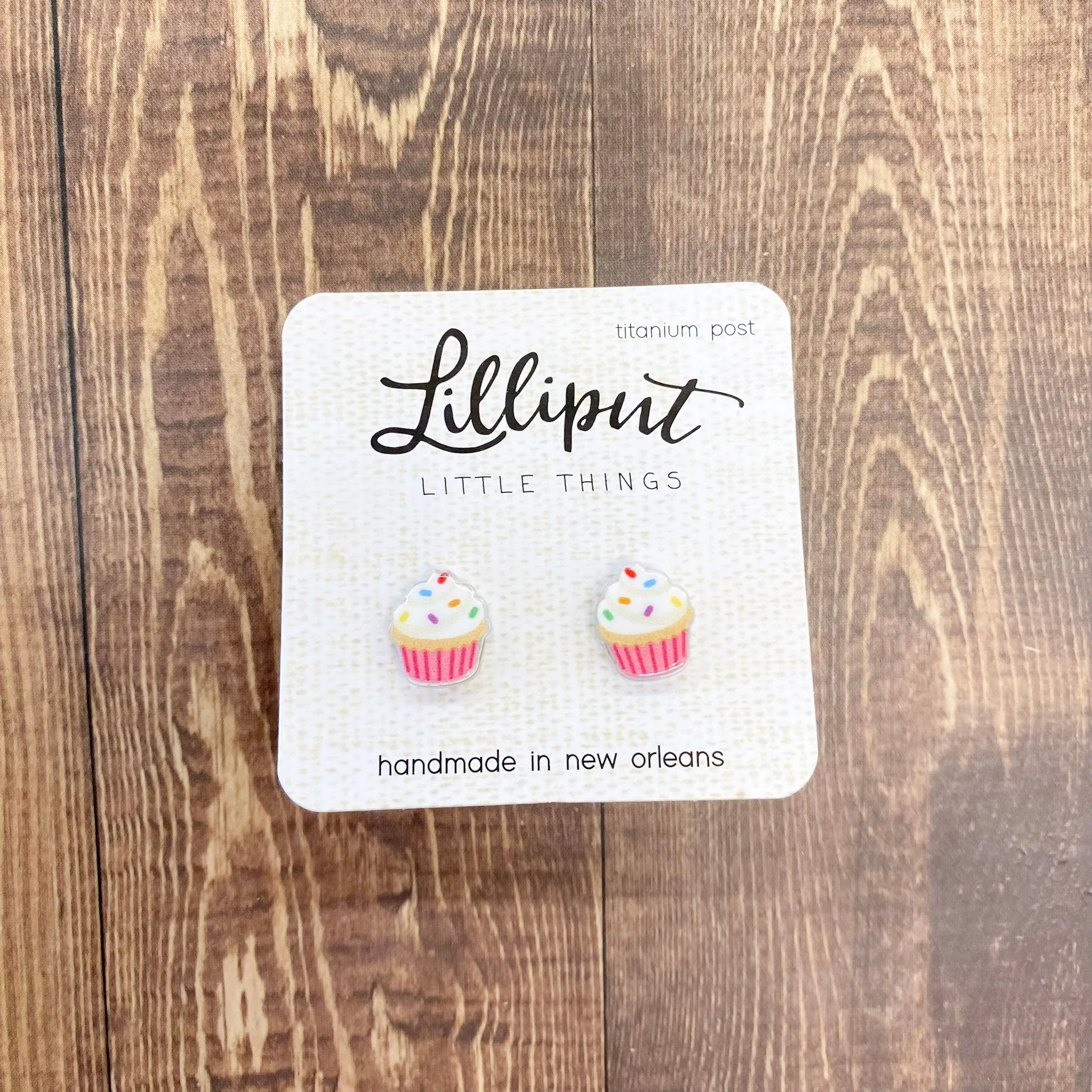 Birthday Cupcake Earrings