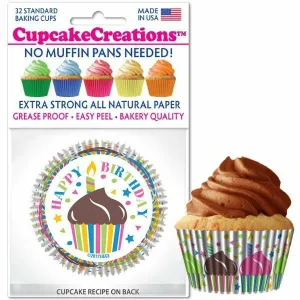 Birthday Cupcake Liner