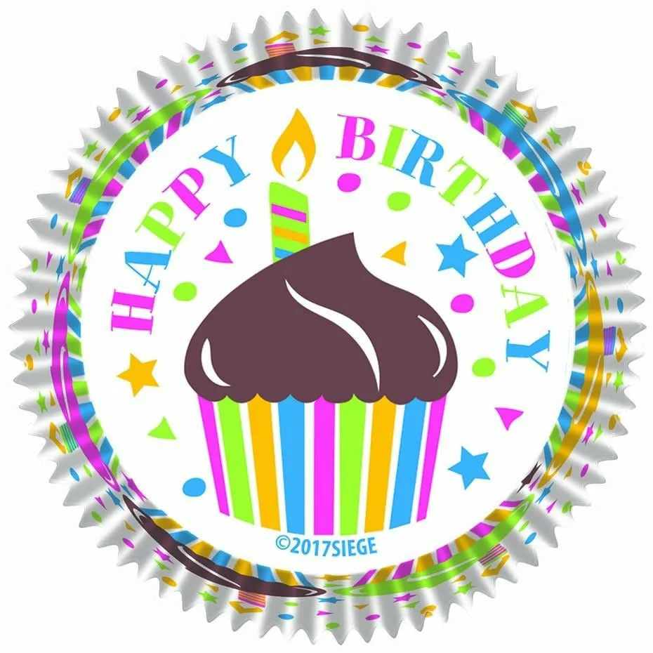 Birthday Cupcake Liner