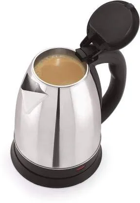BMS Lifestyle Fast Boiling Tea Kettle Cordless, Stainless Steel Finish Hot Water Kettle – Tea Kettle, Tea Pot – Hot Water Heater Dispenser Electric Kettle (2 L, Silver)