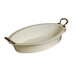Bon Chef 5099HRPWHT Casserole Dish