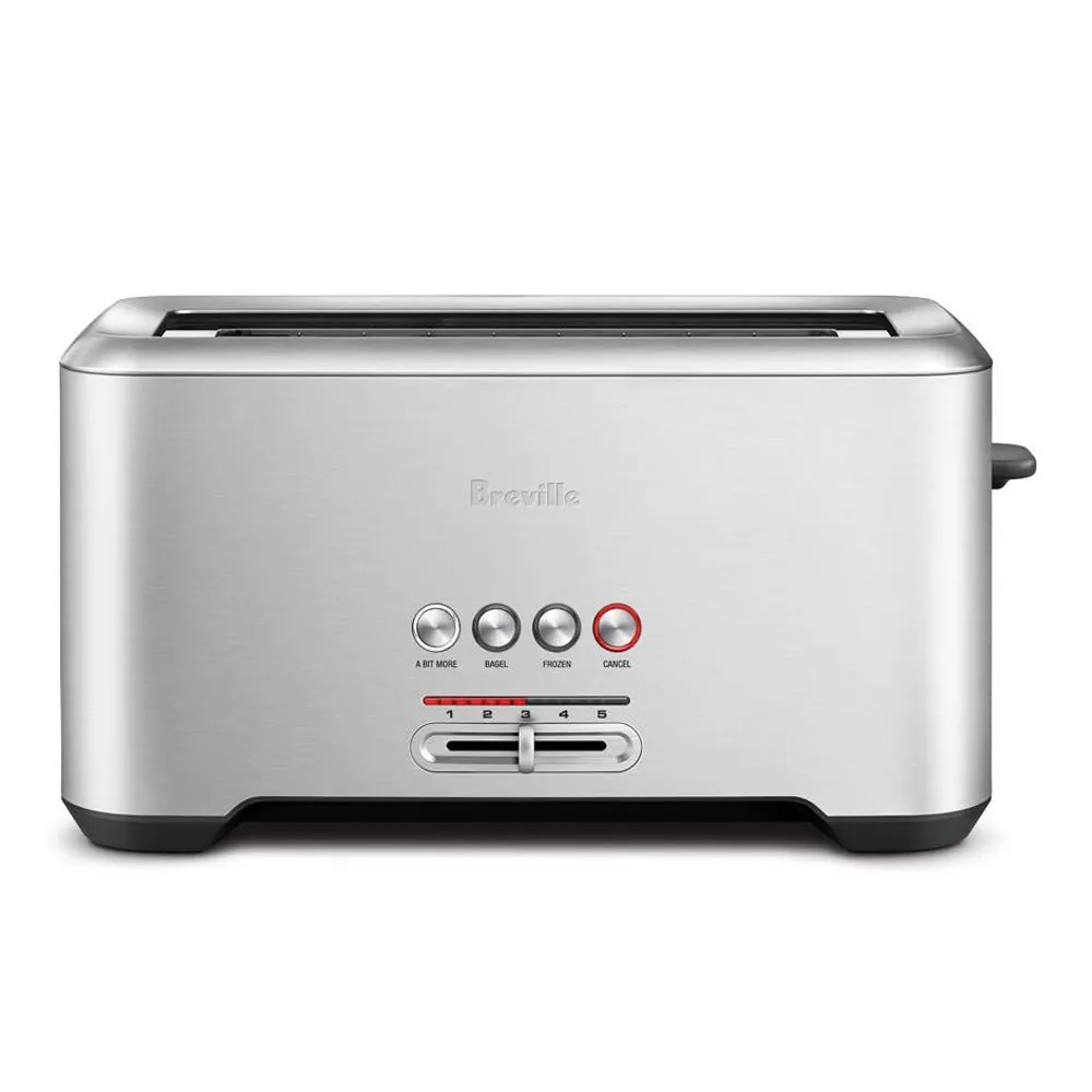 Breville BTA730XL Bit More 4-Slice Toaster, Brushed Stainless Steel