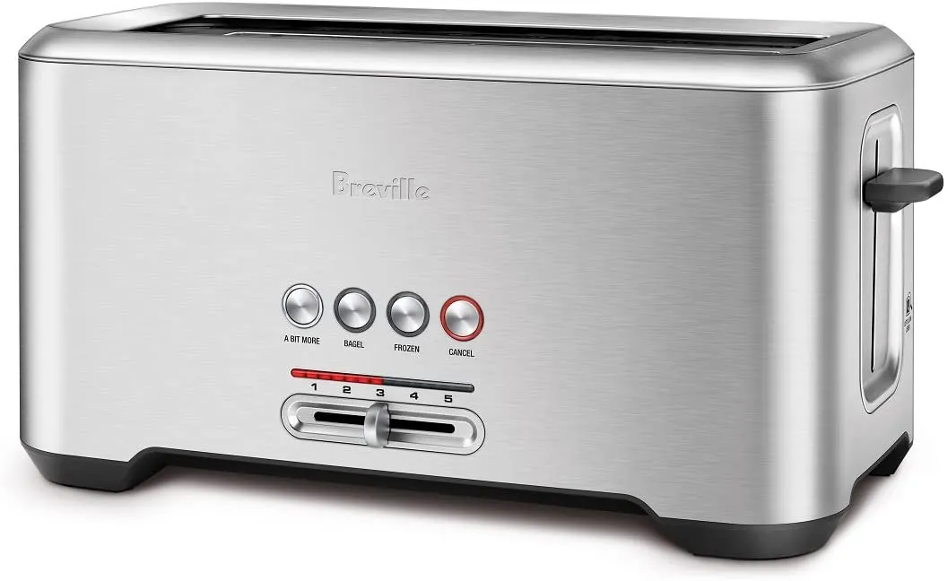 Breville BTA730XL Bit More 4-Slice Toaster, Brushed Stainless Steel