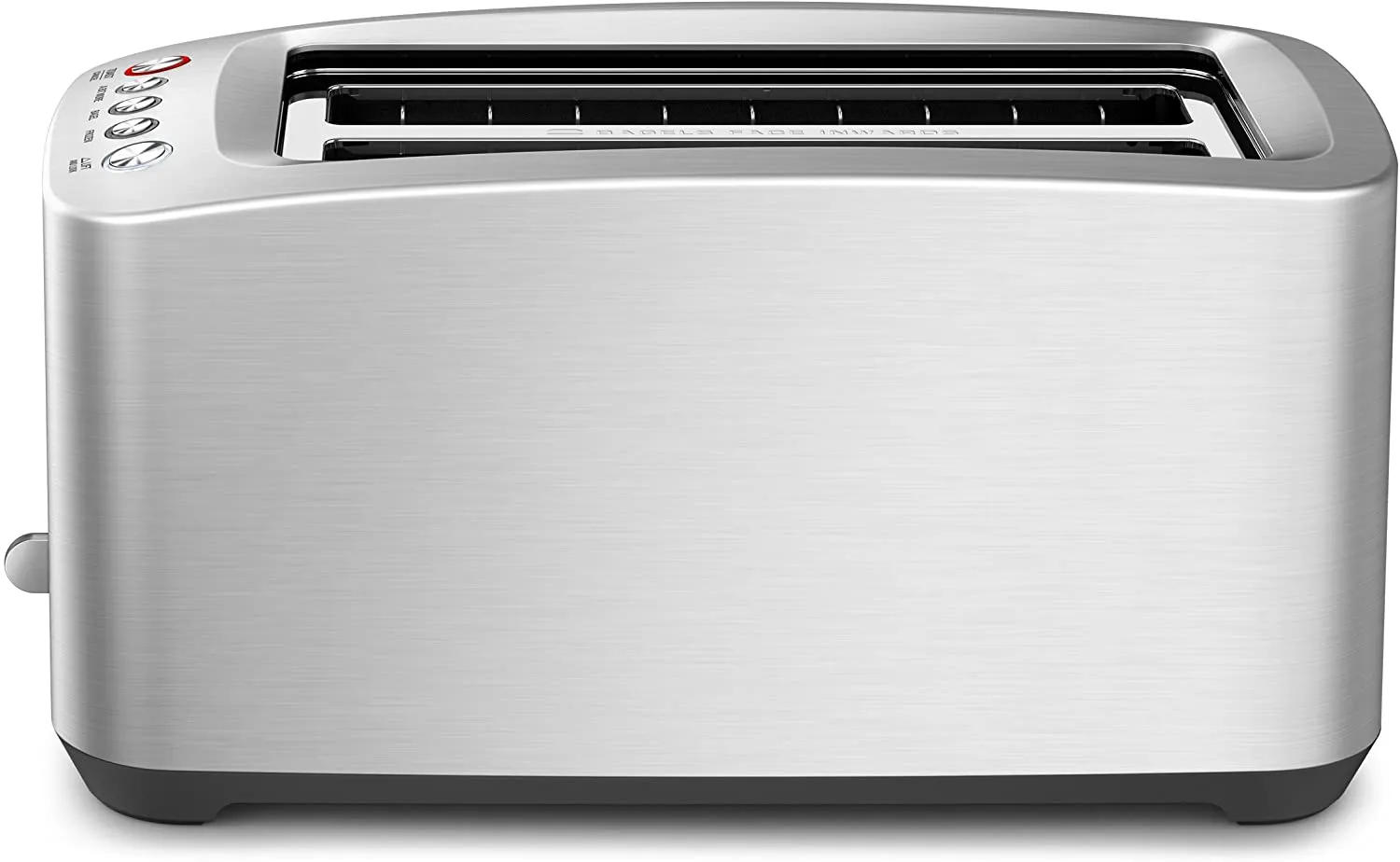 Breville BTA830XL Die-Cast Smart Toaster 4-Slice Long Slot Toaster, Brushed Stainless Steel