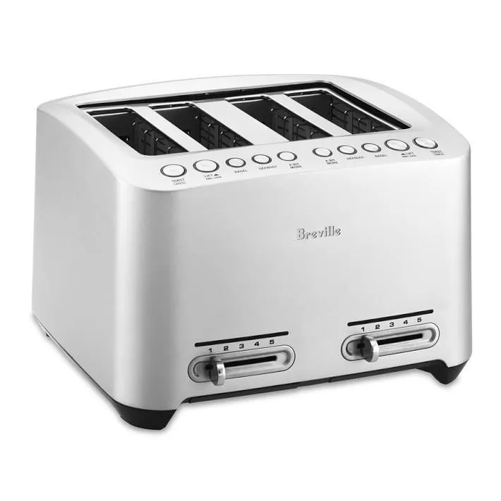 Breville Die-Cast 4 Slice Smart Toaster - BTA840BSS