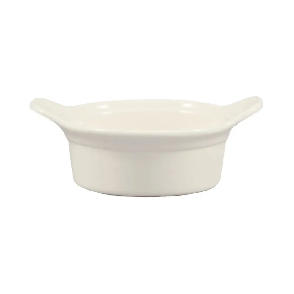 CAC China CAS-22 Casserole W/ Handles 15 Oz 7 1/4" Case of 24 Pcs