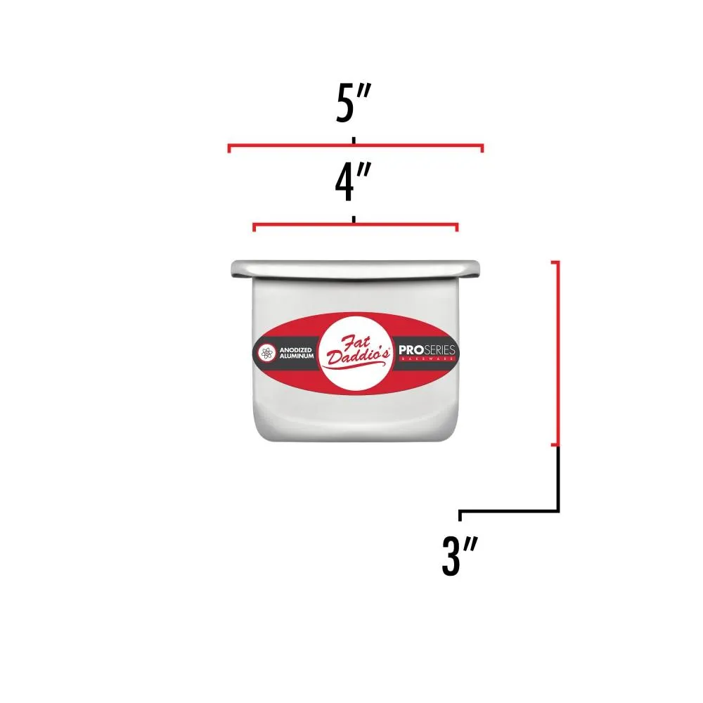 Cake Pan 4x4x3 Fixed Bottom