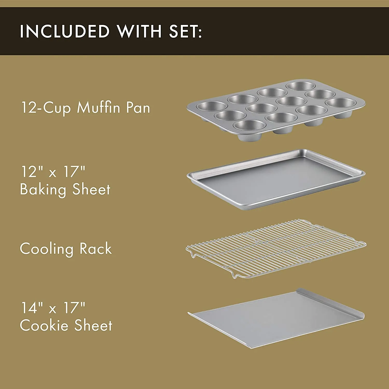 Calphalon Nonstick Bakeware 10-Piece Bakeware Set 1870839