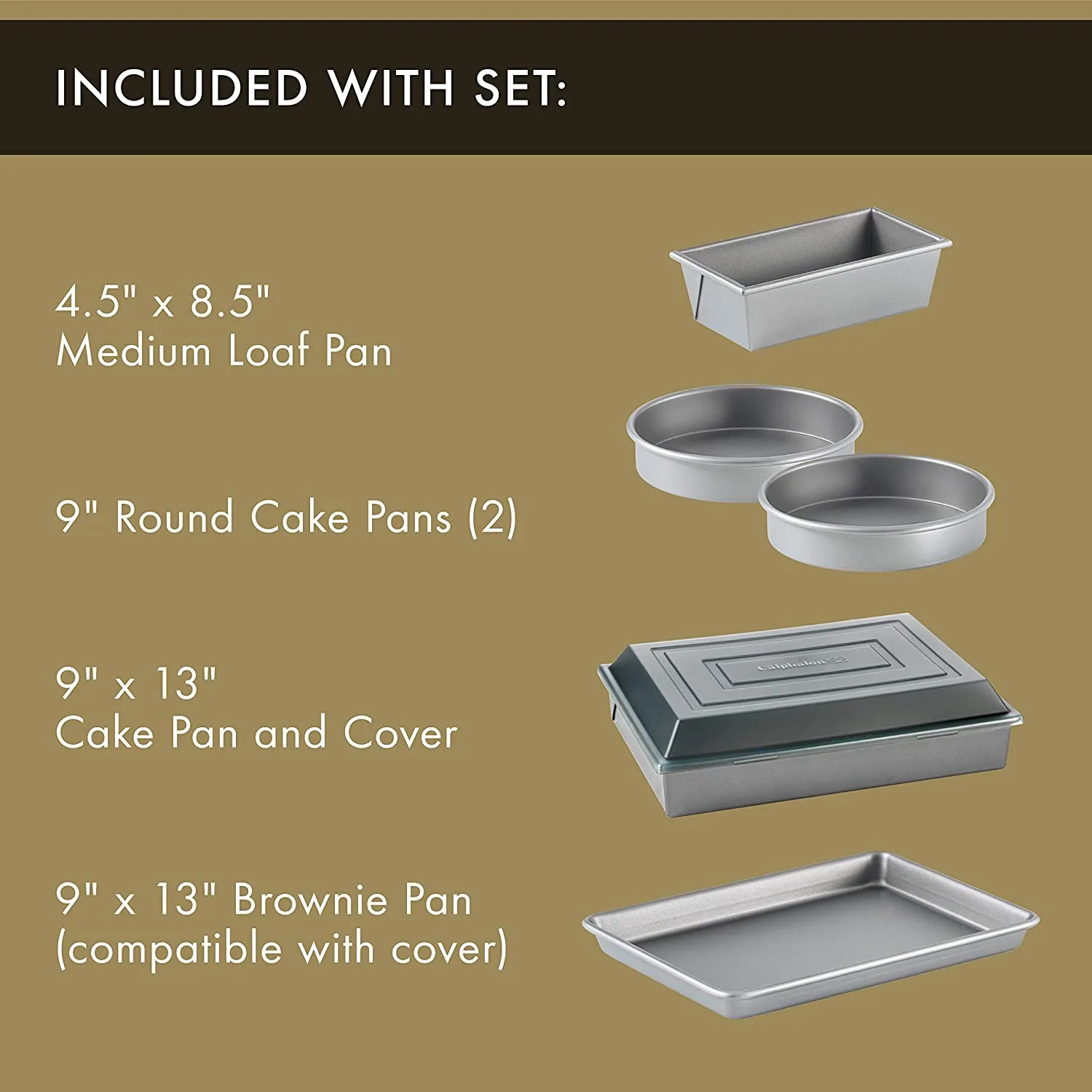 Calphalon Nonstick Bakeware 10-Piece Bakeware Set 1870839