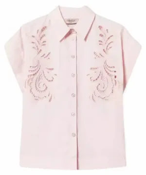 Camicia  in Popeline Rosa