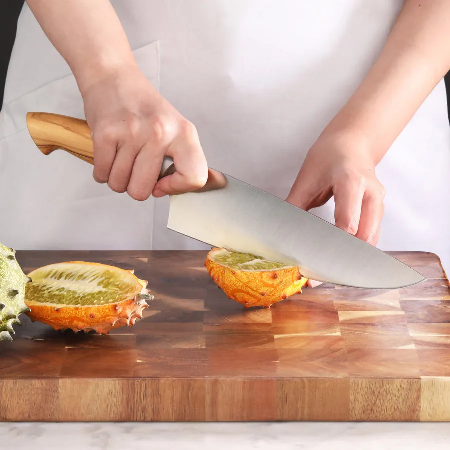 Cangshan OLIV Series 501561 Swedish 14C28N Steel Forged 8" Chef's Knife