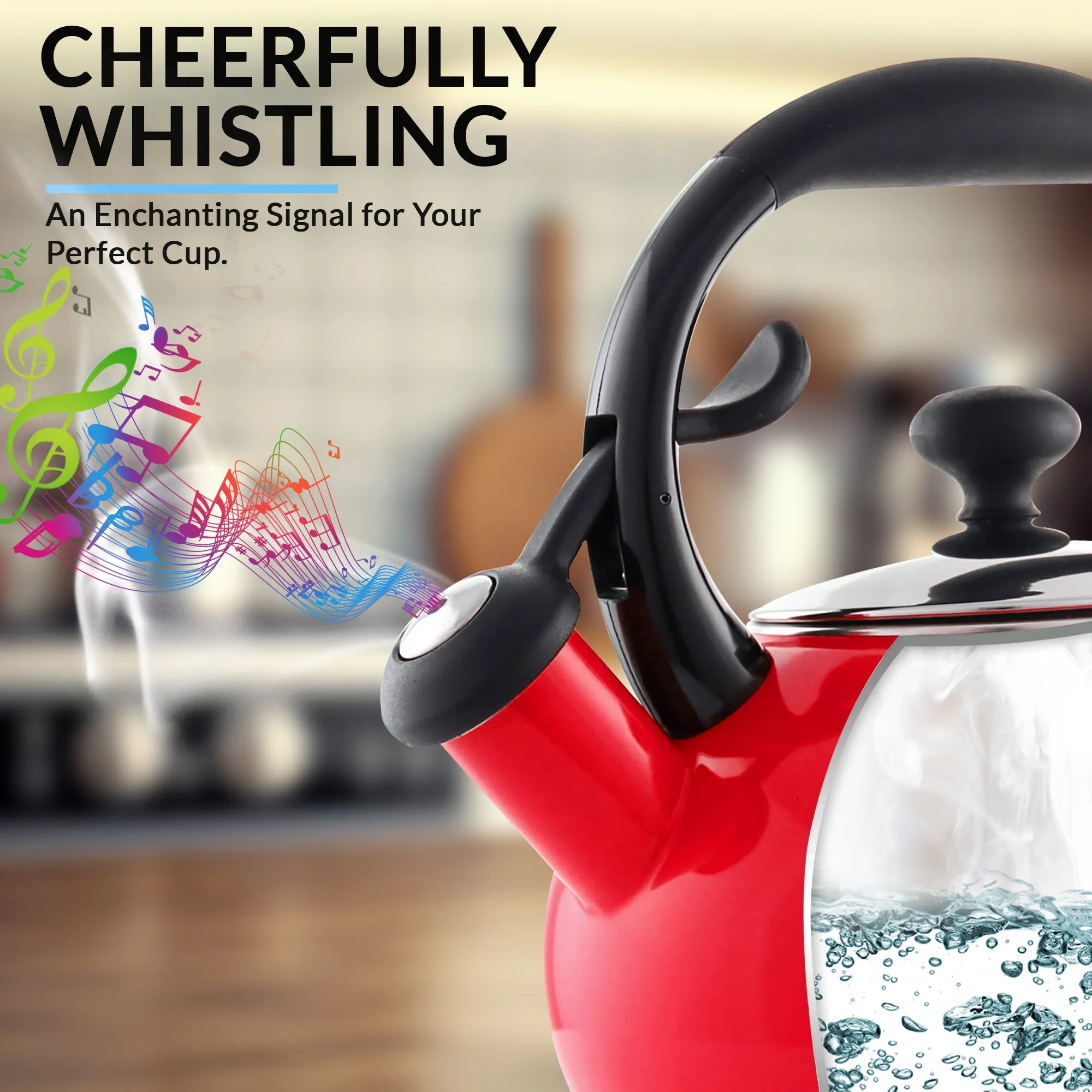 Chantal 1.8 QT Kettle, Buttons Series