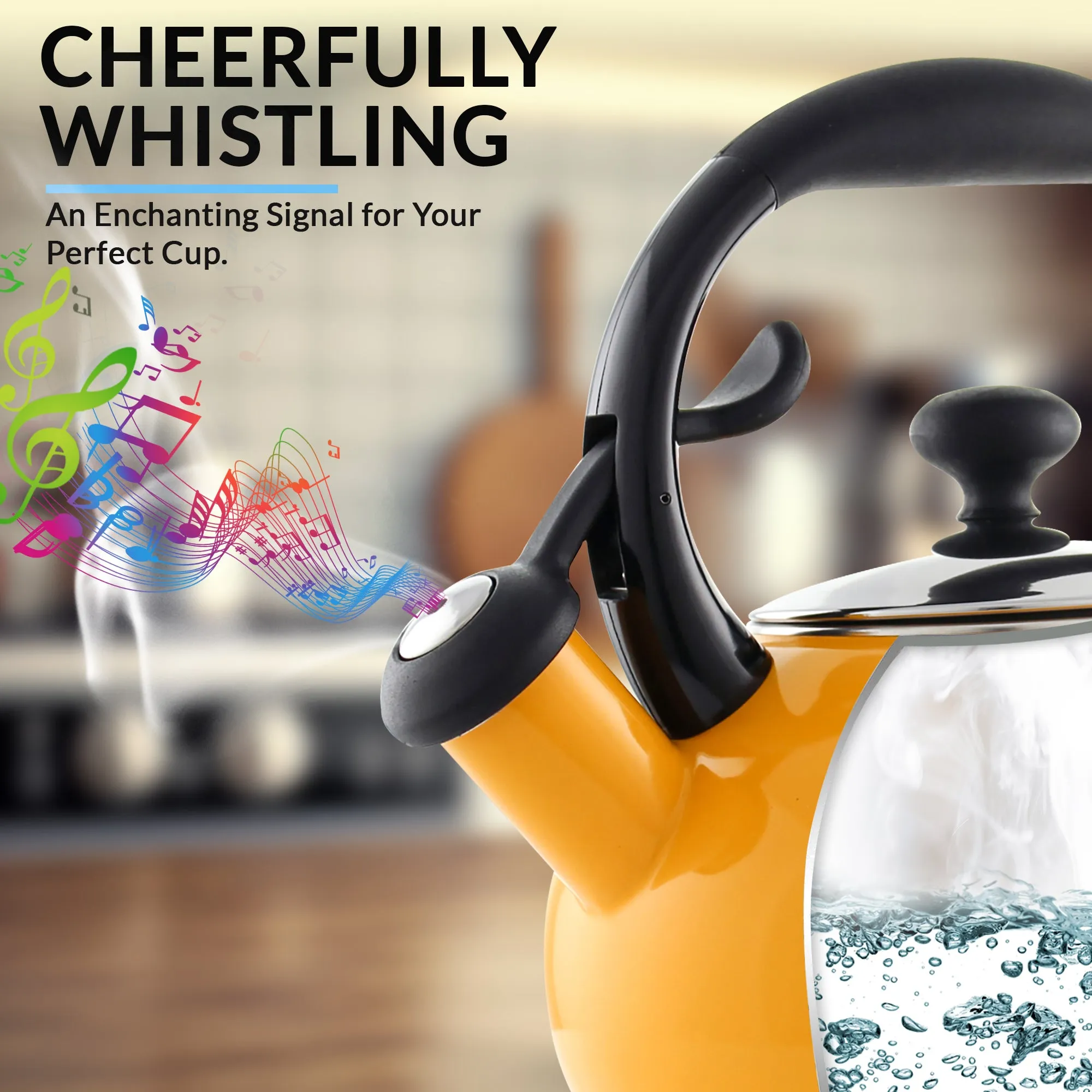 Chantal 1.8 QT Kettle, Buttons Series