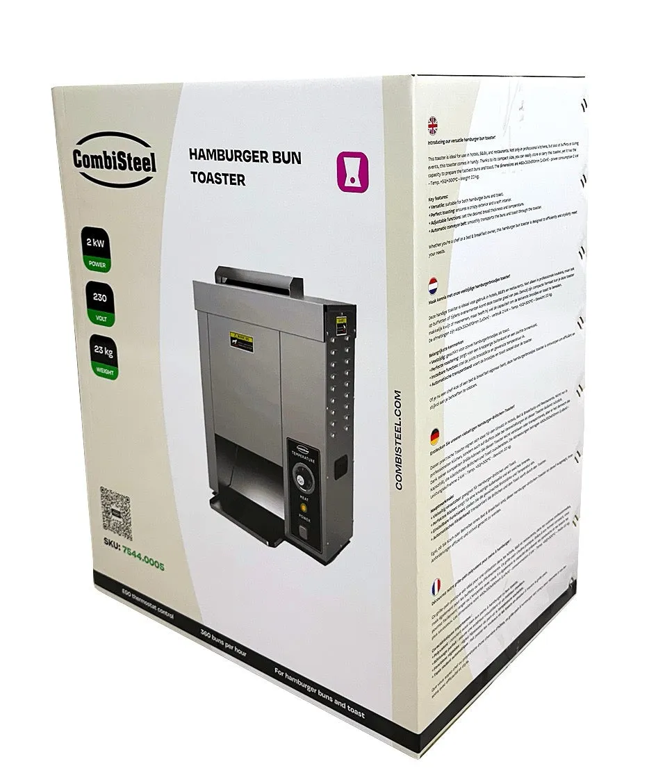Combisteel Vertical Contact Bun Toaster 360 Buns Per Hour - 7544.0005