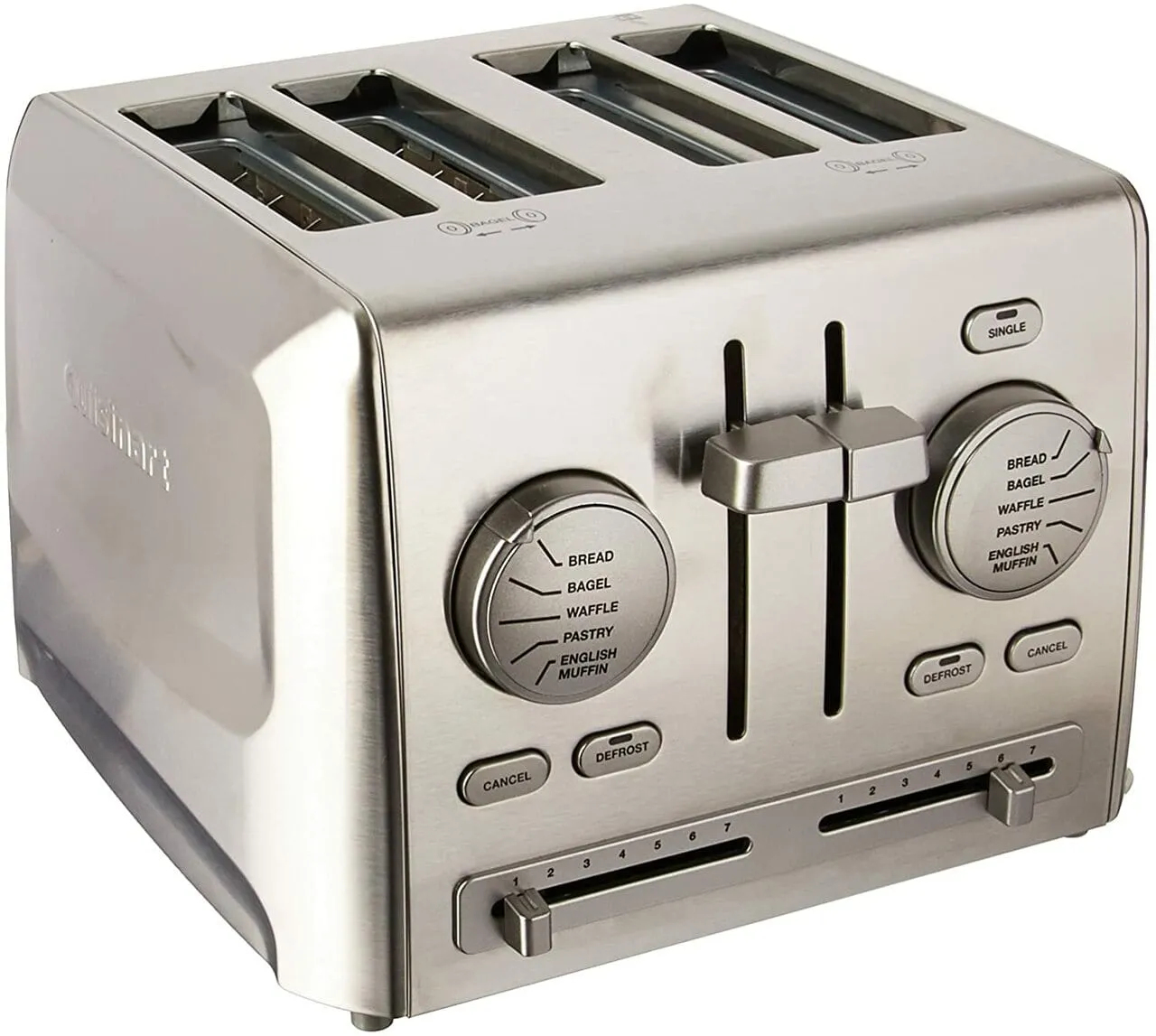 Cuisinart CPT-640 4-Slice Metal Toaster, Stainless Steel - Certified Refurbished