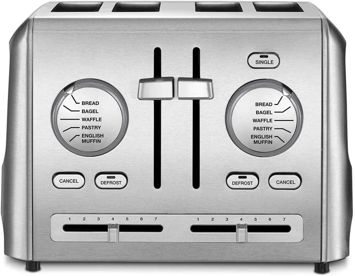 Cuisinart CPT-640 4-Slice Metal Toaster, Stainless Steel - Certified Refurbished
