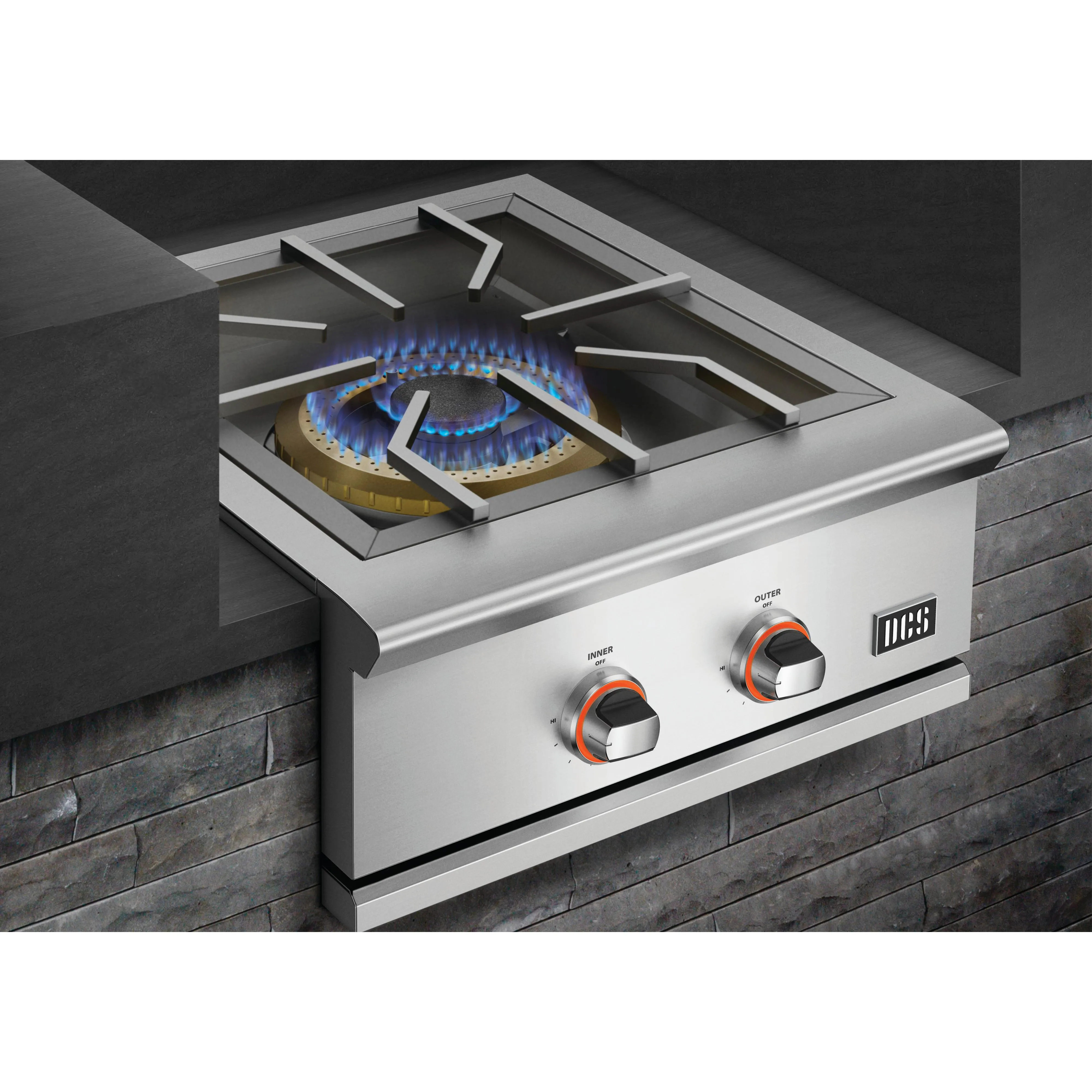 DCS Series 9 24in Built-In Gas Power Burner PBE1-24-N