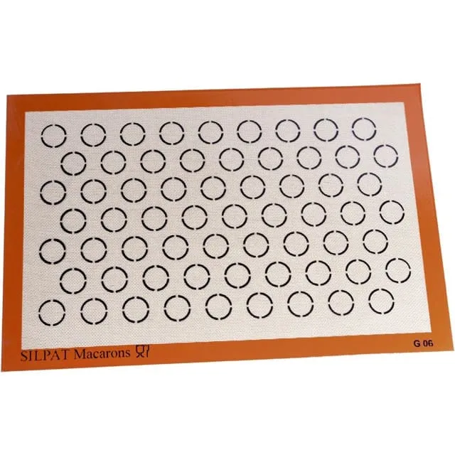 DEMARLE PASTRY MAT SILPAT MACAROONS - 58.5x38.5 CM