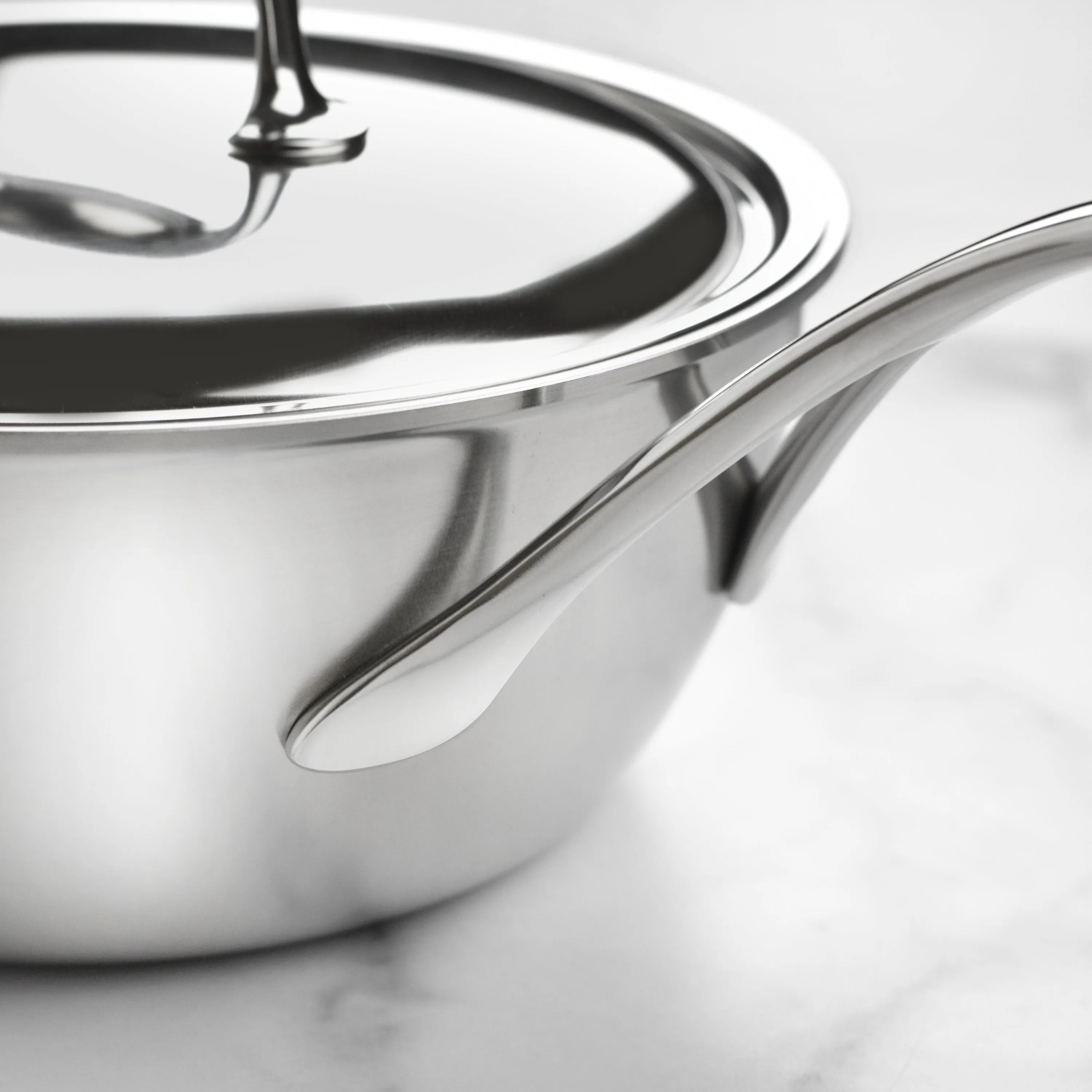 Demeyere Atlantis 2.1-quart Stainless Steel Saucier