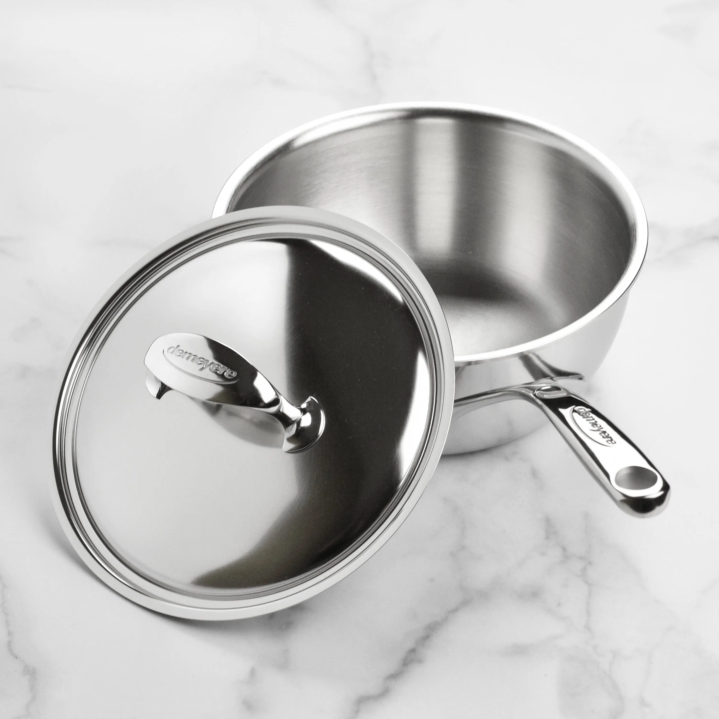 Demeyere Atlantis 2.1-quart Stainless Steel Saucier