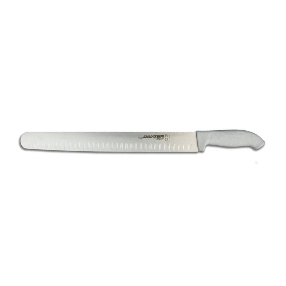 Dexter Russell SG140-14WGE-PCP SofGrip 14" Wide Duo-Edge Slicer - 24283
