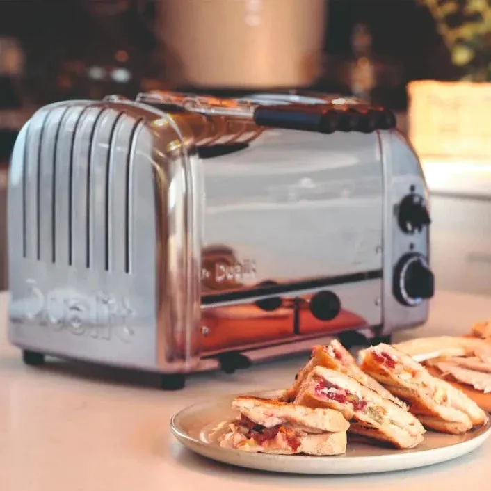 Dualit Classic Vario AWS 4 Slice Toaster Stainless Steel