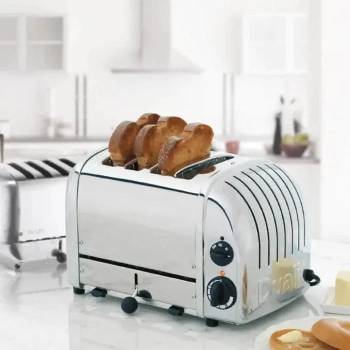 Dualit Classic Vario AWS 4 Slice Toaster Stainless Steel
