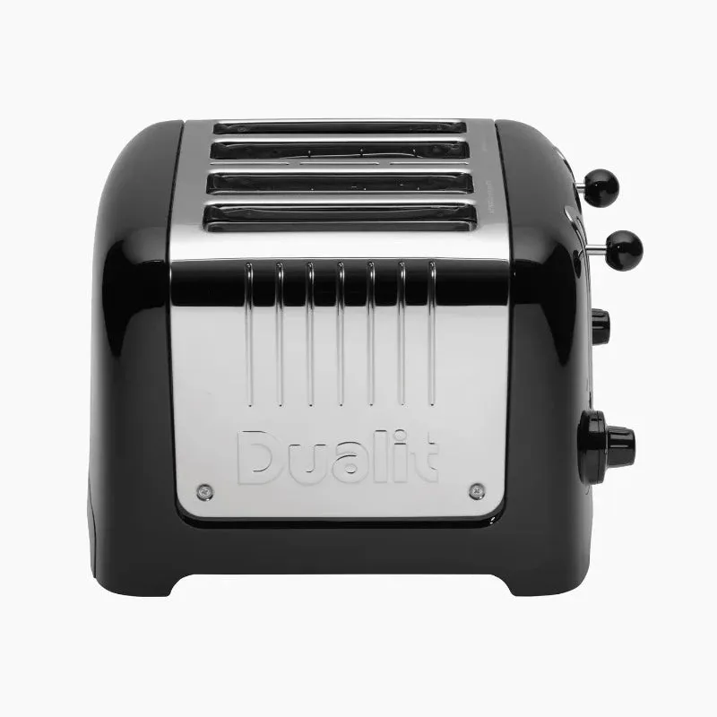Dualit Lite 4 Slice Toaster Gloss Black