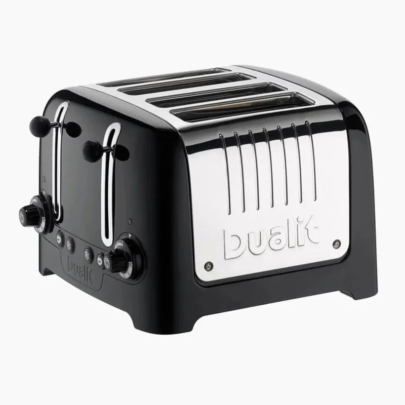 Dualit Lite 4 Slice Toaster Gloss Black