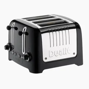 Dualit Lite 4 Slice Toaster Gloss Black
