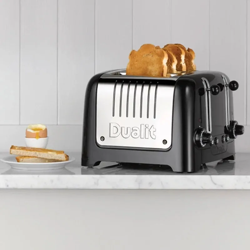 Dualit Lite 4 Slice Toaster Gloss Black