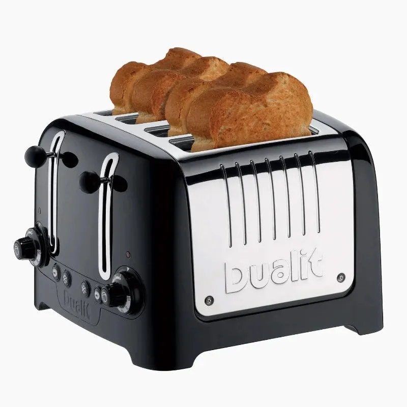Dualit Lite 4 Slice Toaster Gloss Black