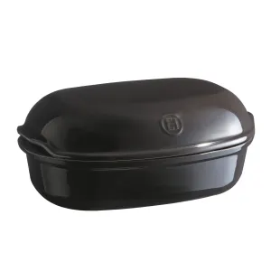 Emile Henry 5.4-Quart Artisan Bread Loaf Baker Charcoal