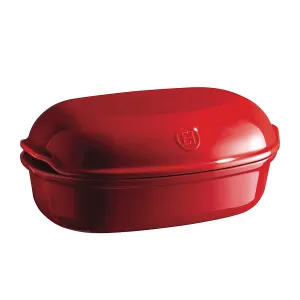 Emile Henry 5.4qt Artisan Bread Loaf Baker Burgundy
