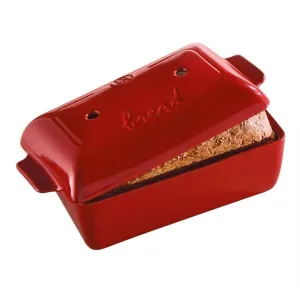Emile Henry Bread Loaf Baker Burgundy