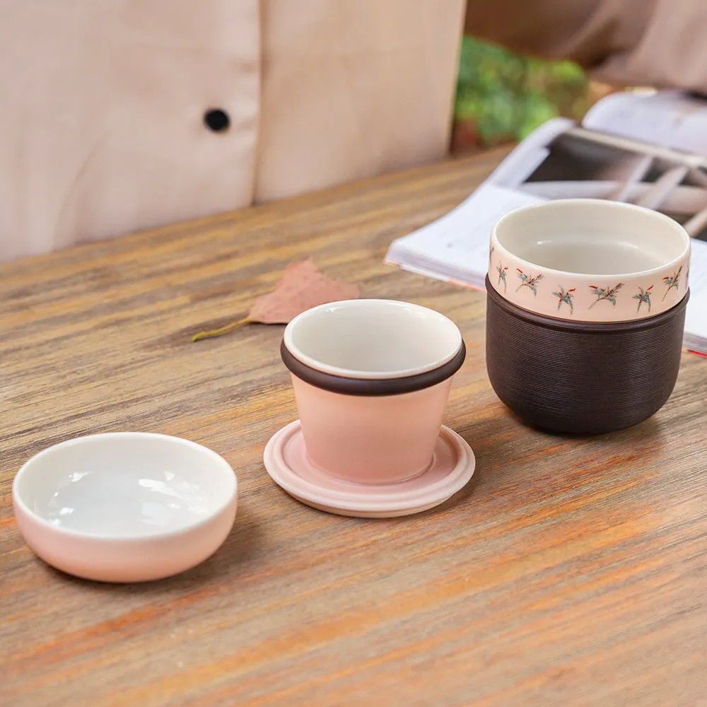 Flower Fairy Pour Over Dripper Coffee Set   Carrying Case